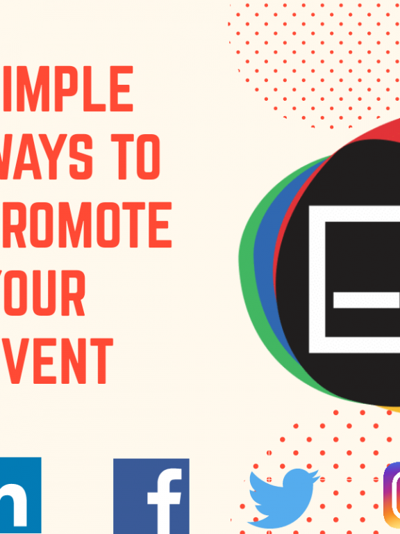 Simple ways to promote your event online 1
