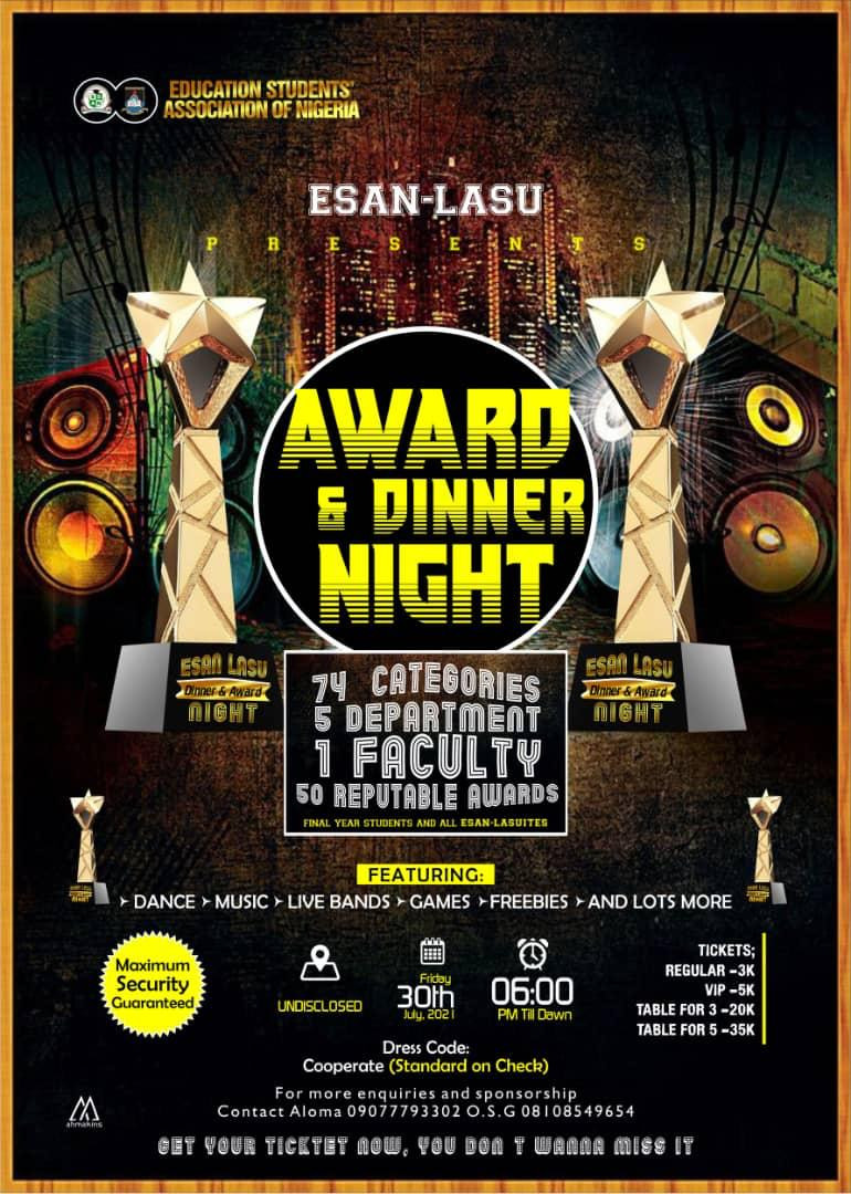 ESAN LASU AWARD & DINNER NIGHT