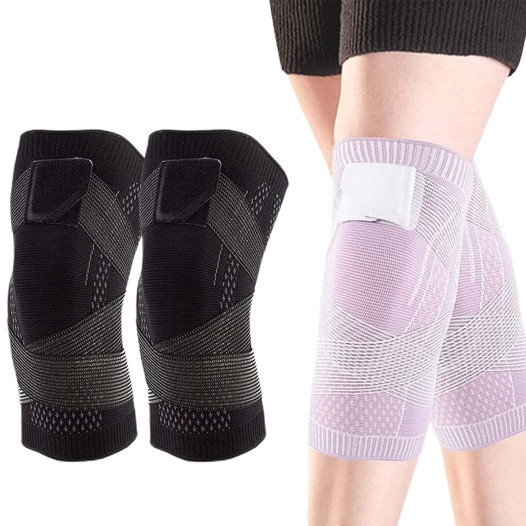 Amazon.com: Swellsock knee Flexwrap - Knee Compression Sleeve - Best Knee  Brace, Swell Sock Knee Flexwrap,Adjustable 3d High Elastic Click Rain Knee  Compression Sleeve (Black,S) : Health & Household